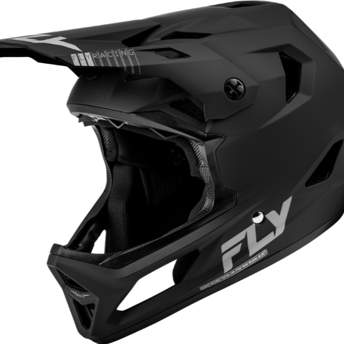CASCO FLY RAYCE NEGRO OPACO