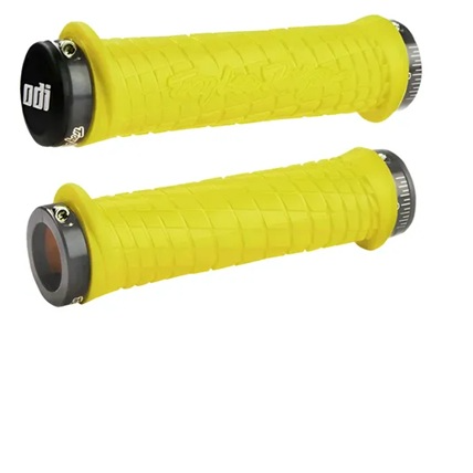 PUÑOS ODI TROY LEE YELOW/GREY 130 MM