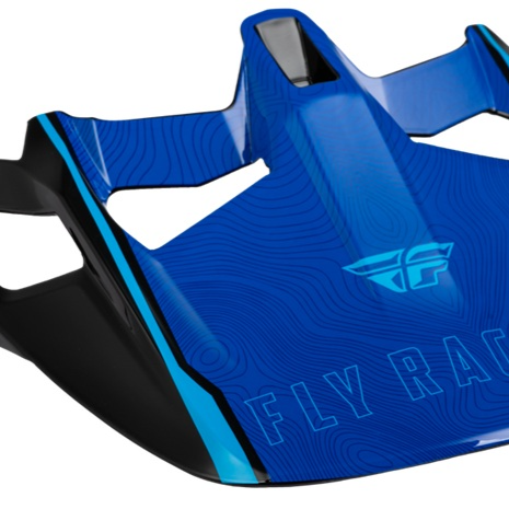 VISERA CASCO CARBON WERX-R AZUL