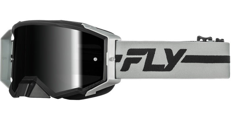 ANTIPARRAS FLY ZONE PRO GRIS CON LENTES ESPEJO GRIS HUMO