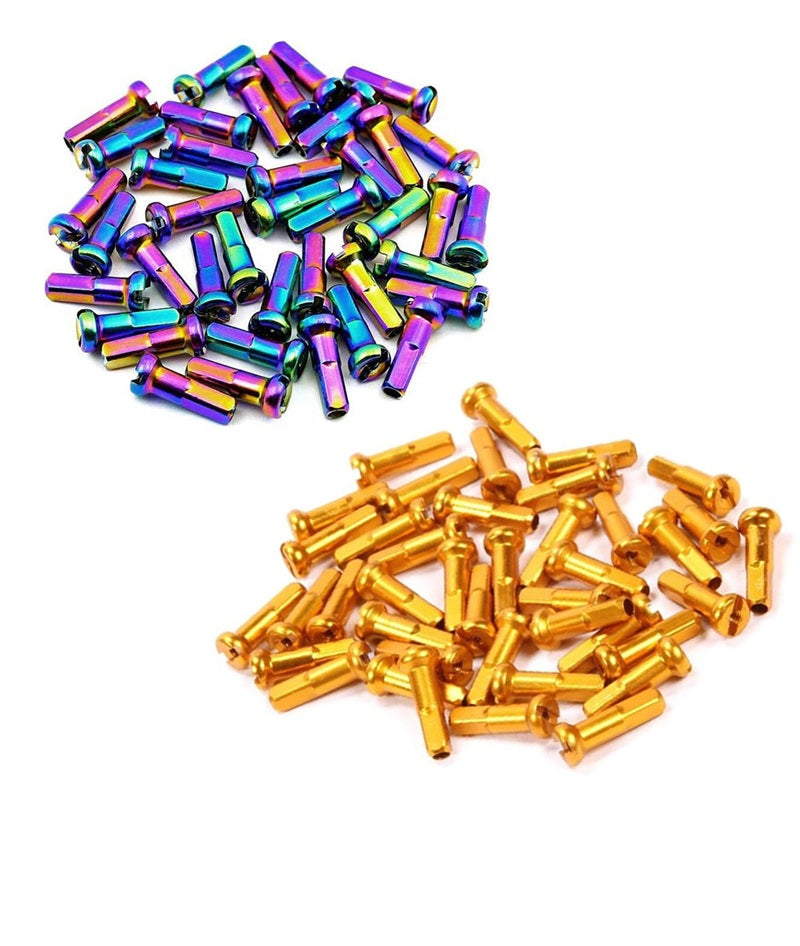 NIPLES DORADOS ALUMINIO 14 MM (36 UNIT)
