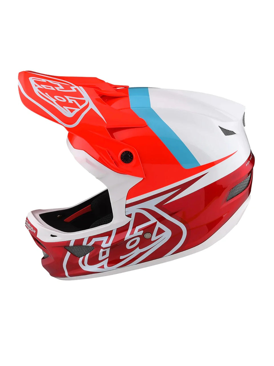 CASCO TROY LEE D3 FIBERLITE SLANT RED