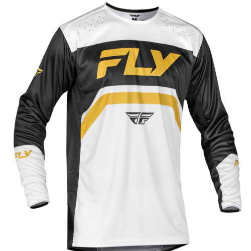 JERSEY FLY RAYCE WHITE BLACK GOLD