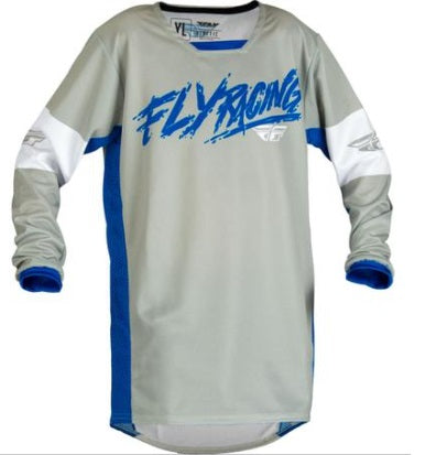 JERSEY FLY KINETIC KHAOS LITE GREY BLUE WHITE