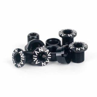 PACK AVIAN 5 CHAINRING BOLTS 8X4MM CRMO LONG
