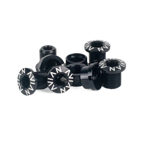 SET TORNILLOS AVIAN CROMO NEGROS LARGOS