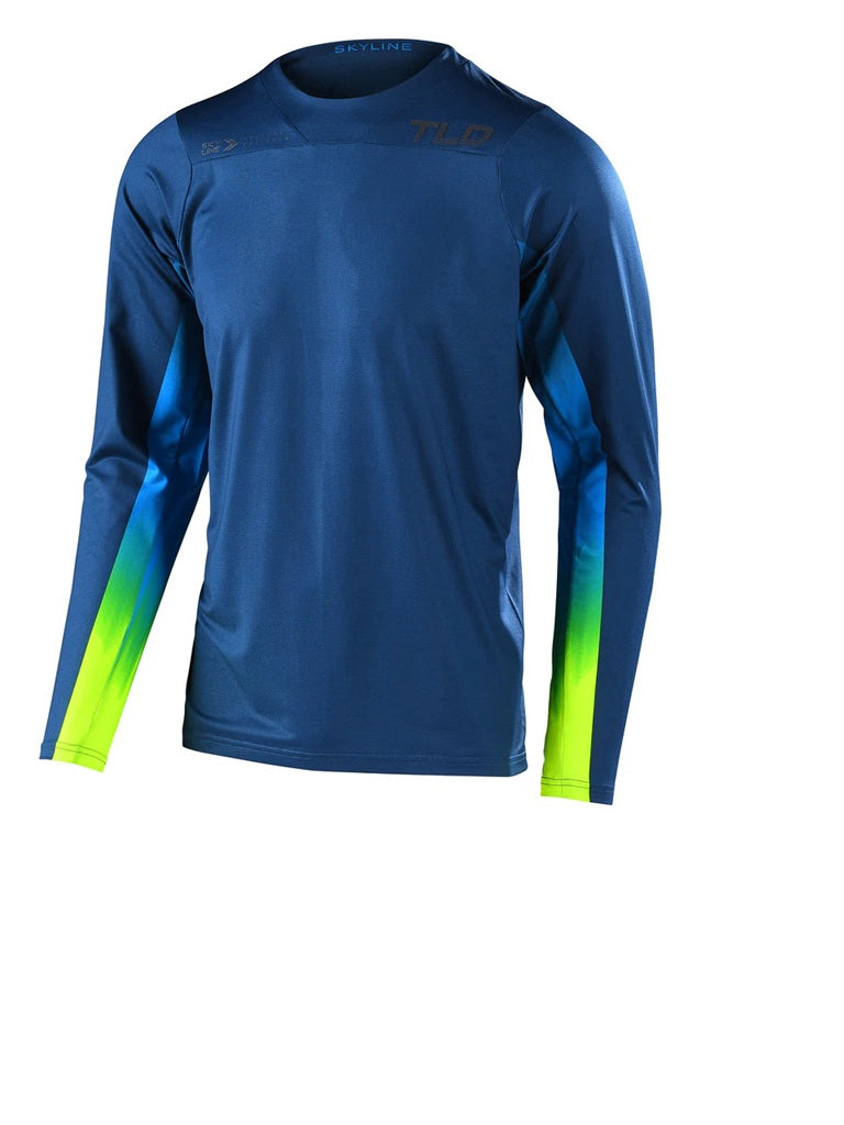 JERSEY TROY LEE SKYLINE LS JET FUEL NAVY