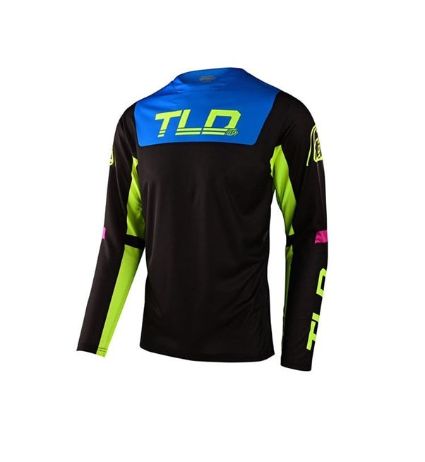 JERSEY TROY LEE SPRINT FRACTURA BLACK/YELLOW