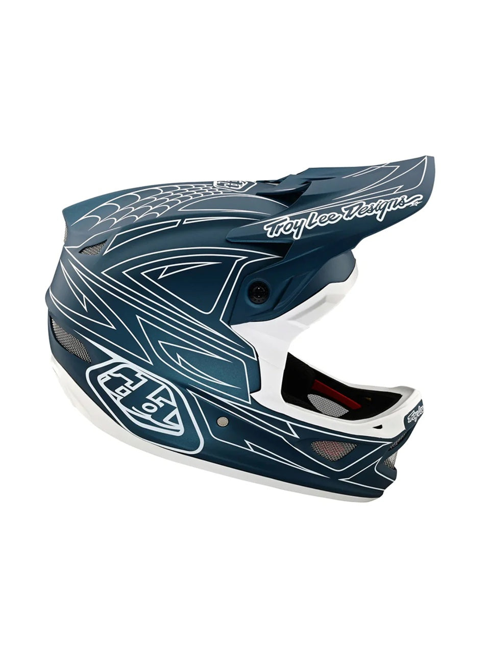 CASCO TROY LEE D3 FIBERLITE SPIDERSTRIPE BLUE