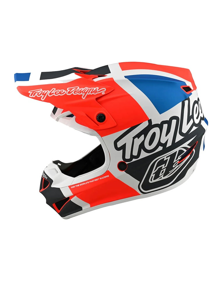 CASCO TROY LEE MIPS SE4 QUATTRO RED/CHARCOAL